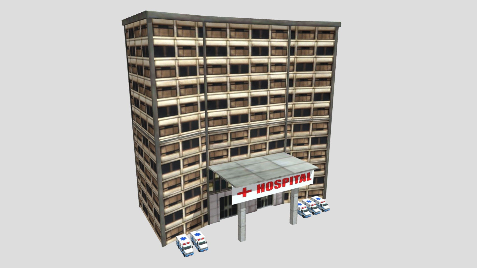 Hospital - HOSPITAL - 3D model by Wasi204 (@hafizzwaseem88) 3d model