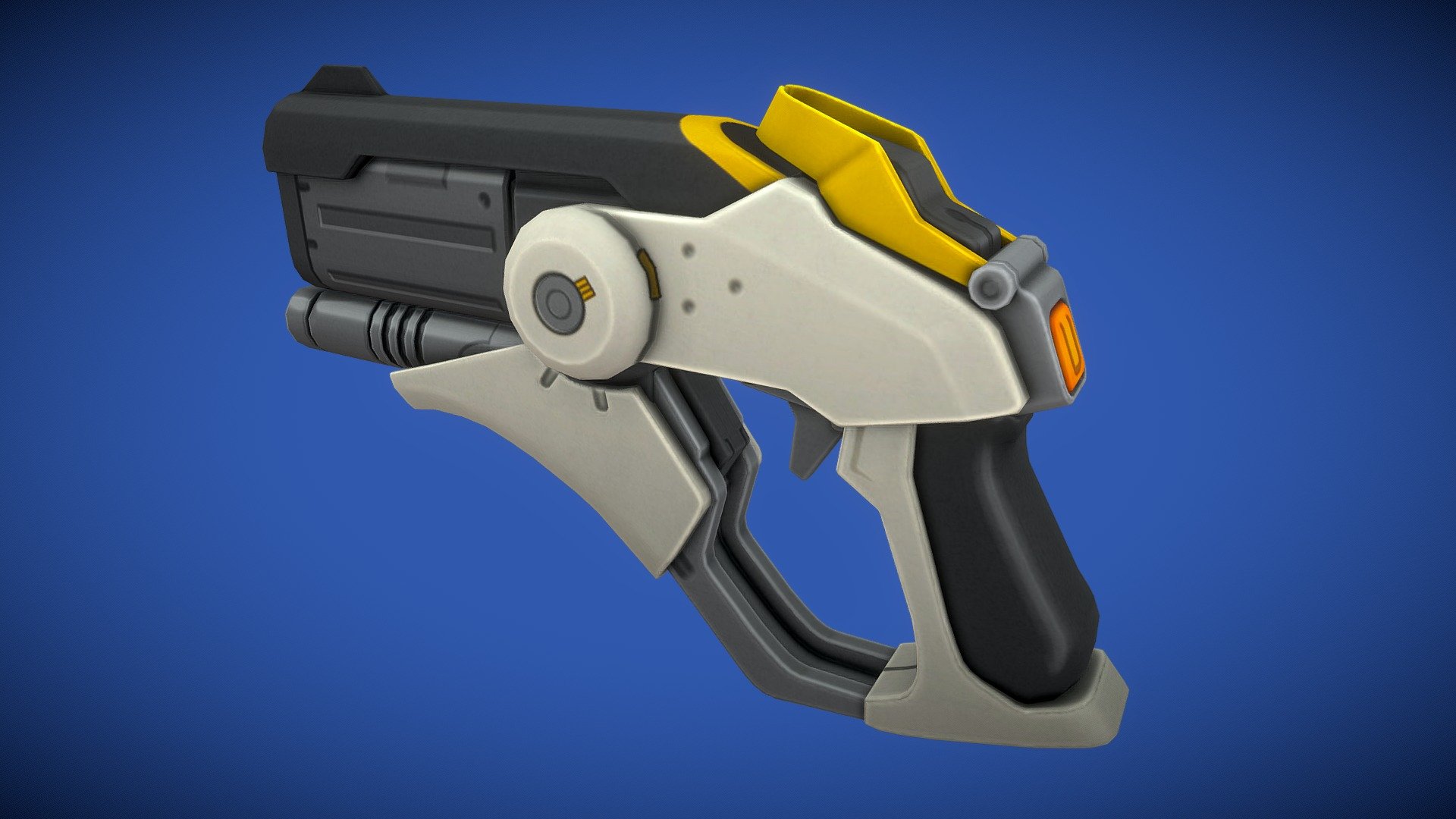 Stylised Overwatch Mercy blaster (Caduceus Blaster) Project for University.
Modelled in Maya 2019 Textured in Substance Painter, Diffuse only 3d model