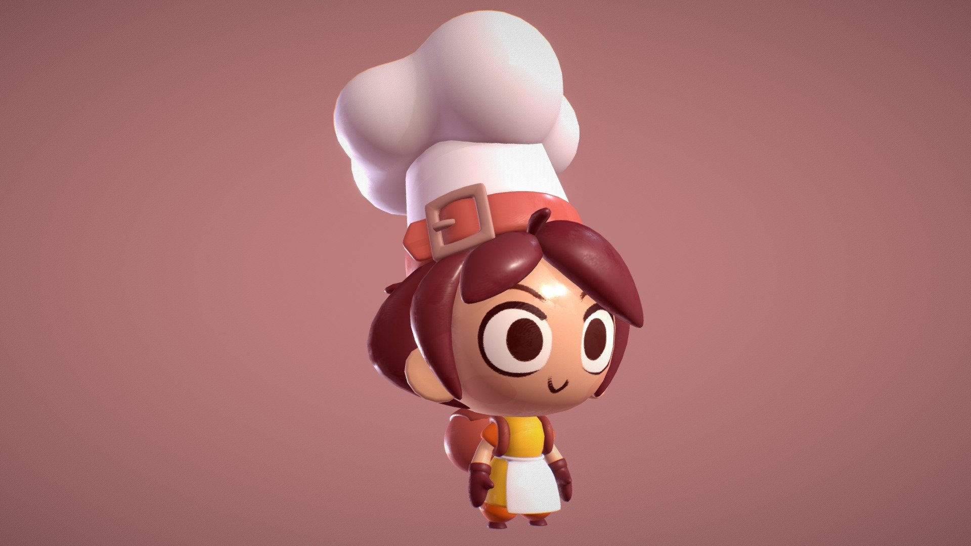 I made this character design for a cooking videogame - Cookventurer - 3D model by Jonás (@jonasaguilar) 3d model