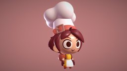 Cookventurer chef, cook, adventure, adventurer, ceramic, character, cartoon