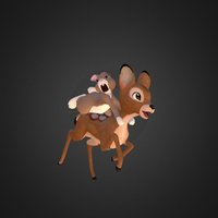 Test Deer & Bunny bunny, deer