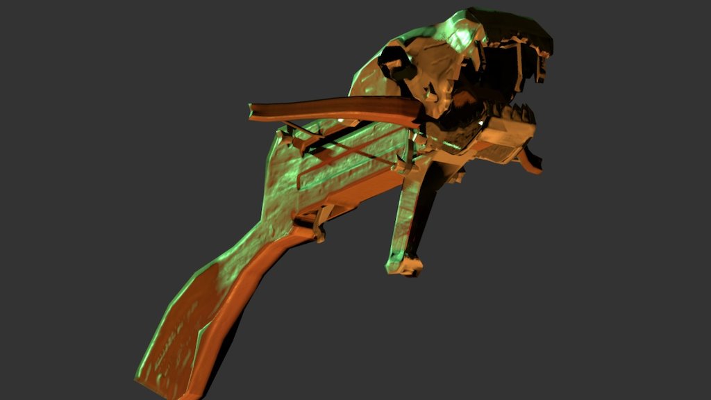 Weapon topology exercise 3d model