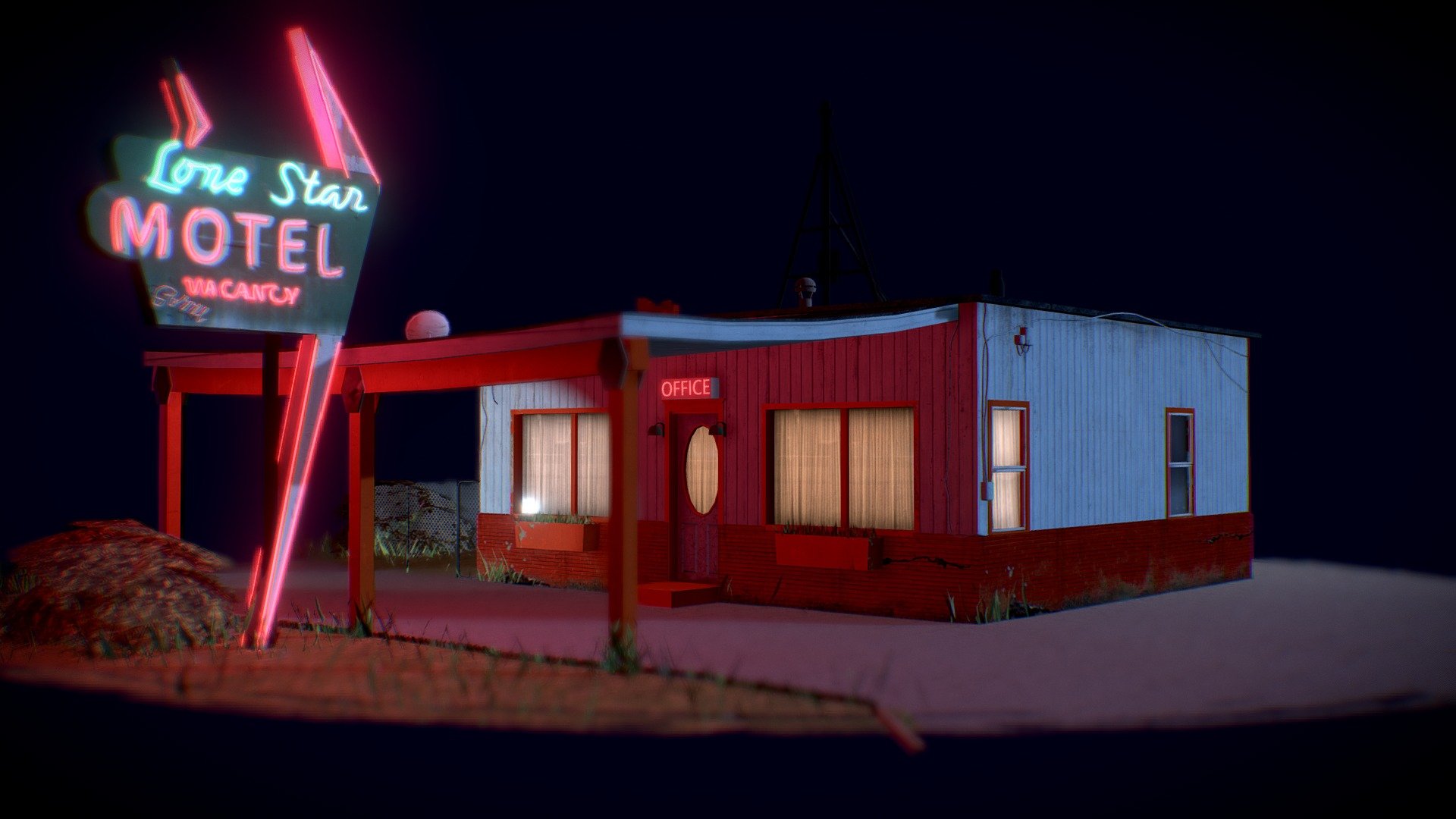Hi everyone. I'm done a remake of location from Joy Ride movie. It's a Lone Star motel
Enjoy it! - Motel - Download Free 3D model by YD92 3d model