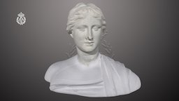 Busto de Safo V-176 pompeii, cultura, museo, arte, museum, madrid, fotogrametria, naples, rabasf, herculano, pompeya, heritage-photogrammetry, villadelospapiros, safo