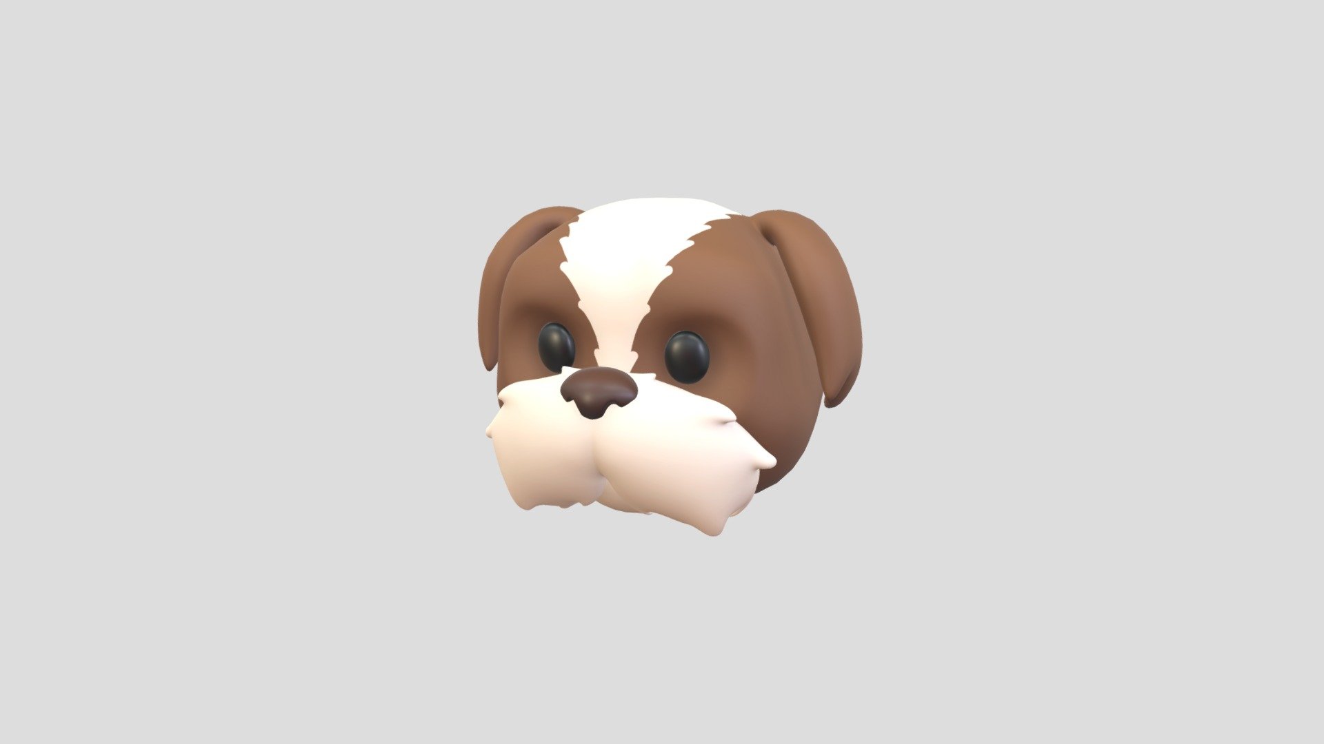 Shih Tzu Dog Head 3d model.      
    


File Format      
 
- 3ds max 2023  
 
- FBX  
 
- OBJ  
    


Clean topology    

No Rig                          

Non-overlapping unwrapped UVs        
 


PNG texture               

2048x2048                


- Base Color                        

- Roughness                         



3,238 polygons                          

3,292 vertexs                          
 - Prop190 Shih Tzu Dog Head - Buy Royalty Free 3D model by BaluCG 3d model