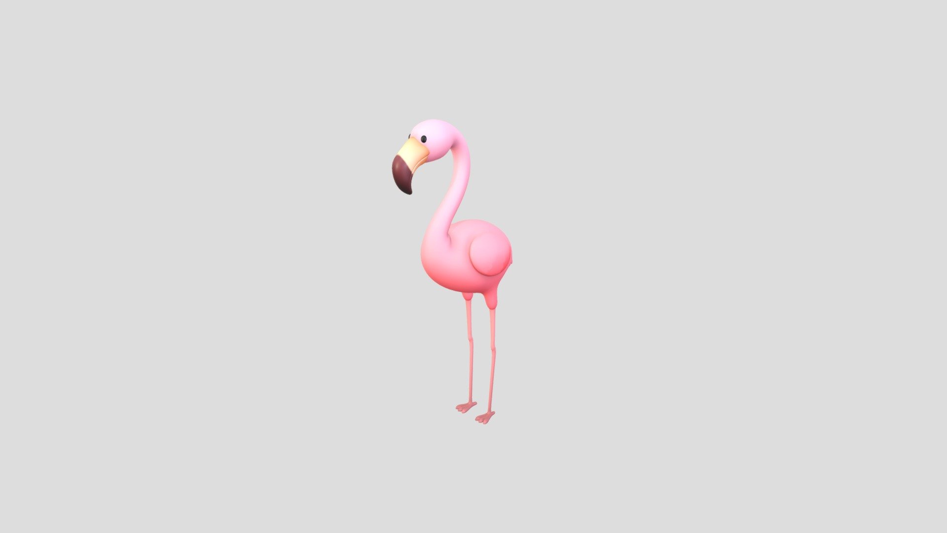 Flamingo character 3d model.      
    


File Format      
 
- 3ds max 2024  
 
- FBX  
 
- OBJ  
    


Clean topology    

No Rig                          

Non-overlapping unwrapped UVs        
 


PNG texture               

2048x2048                


- Base Color                        

- Normal                            

- Roughness                         



3,196 polygons                          

3,263 vertexs                          
 - Character304 Flamingo - Buy Royalty Free 3D model by BaluCG 3d model
