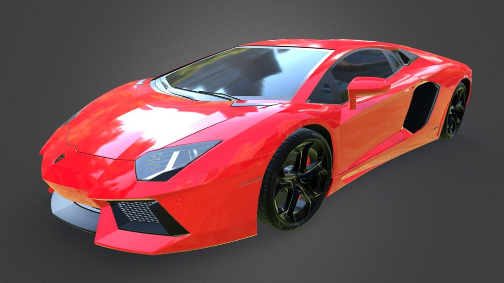 CAR LAMBORGHINI AVENTADO - 3D model by Phuoc Cam (@nguyenbeo190) 3d model