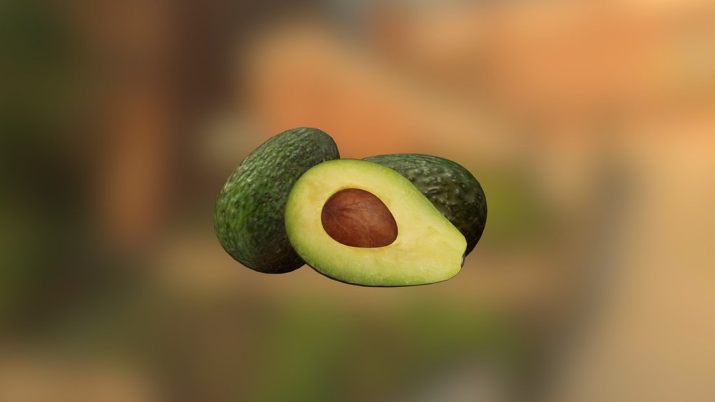 And Avocado descriptive Model - Avocado - 3D model by guillopatch 3d model