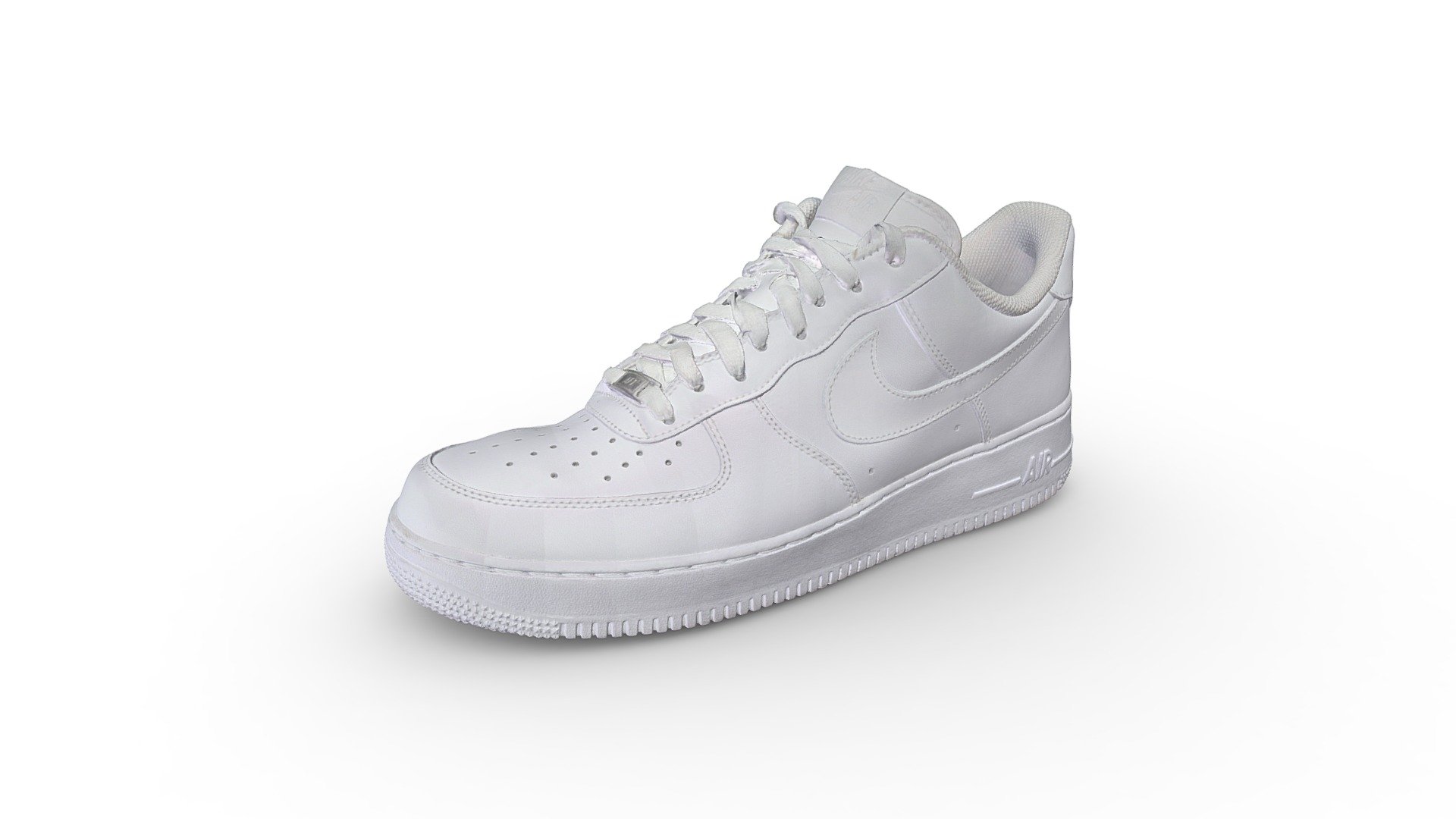 3D Scan of a Nike Air Force 1

The radiance lives on in the Nike Air Force 1 ’07, the b-ball OG that puts a fresh spin on what you know best: crisp leather in an all-white colorway for a statement look on and off the court 3d model