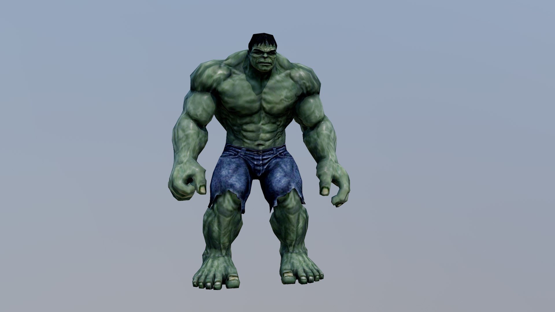 Low poly Hulk.

Rigged and animated in Blender - Simple Hulk Animation - 3D model by OCBacon 3d model