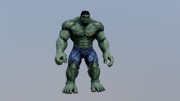 Simple Hulk Animation marvel, hulk, blender, blender3d, animation