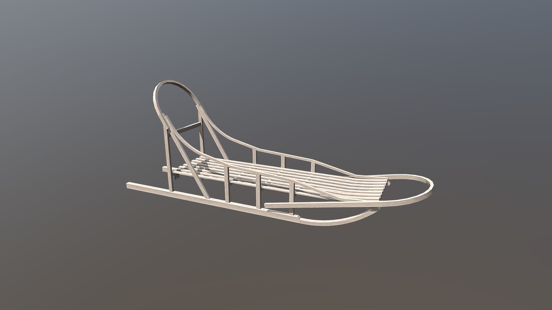FREIGHT SLED - 3D model by EVAN SPENCE (@adftw) 3d model