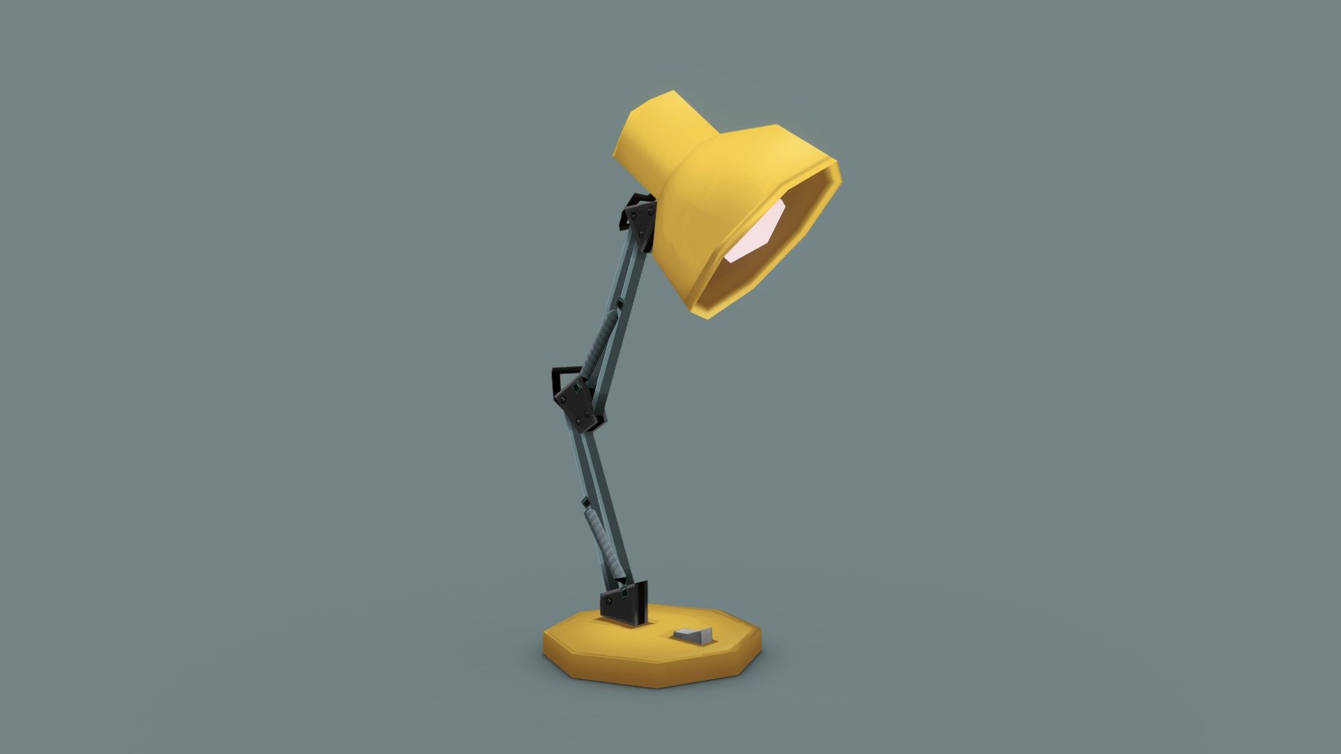 A lamp, modeled and textured with blender and Photoshop - Lamp - Household Props #7 - 3D model by plasmaernst 3d model