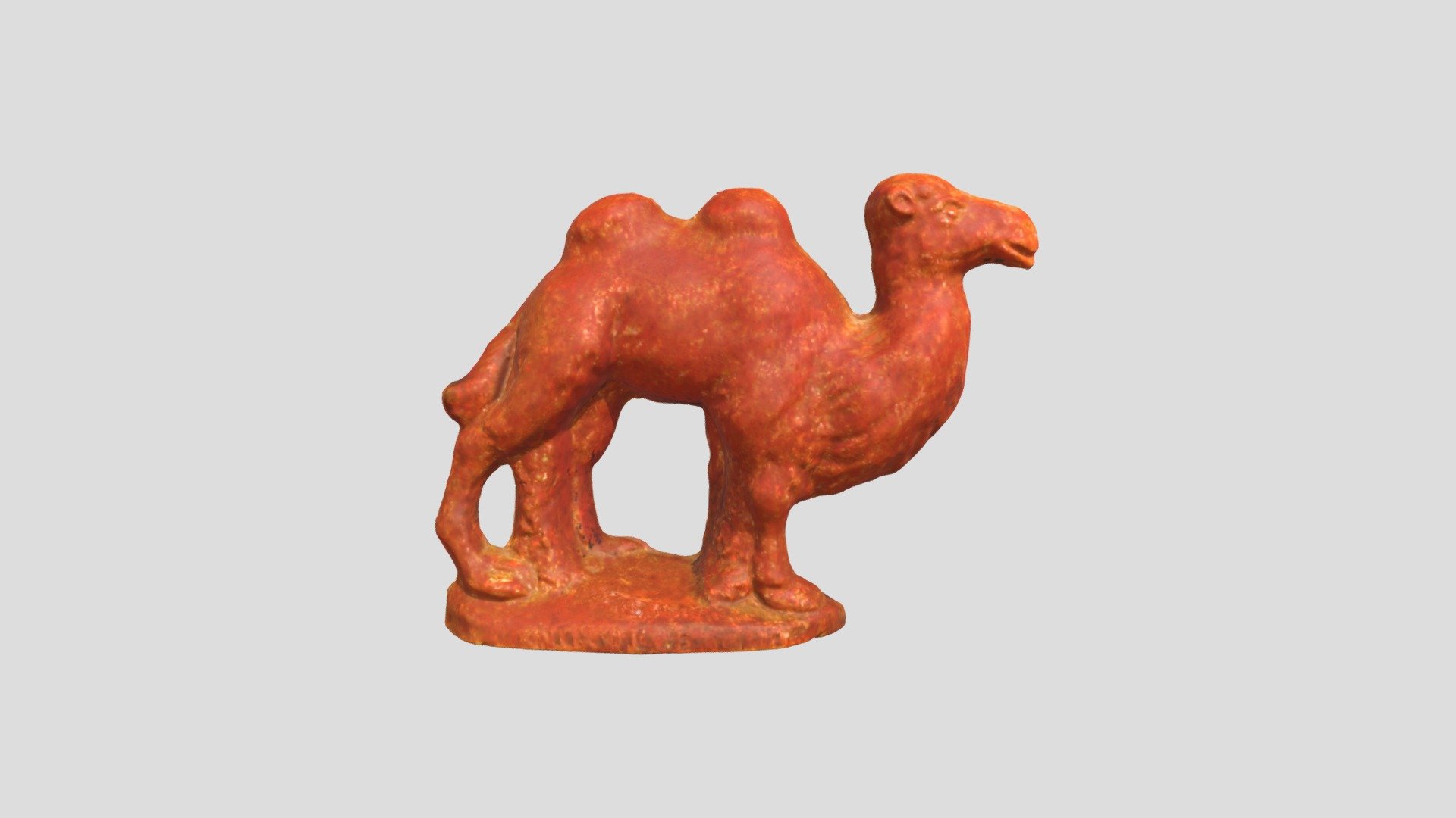 This object is a Mold-A-Rama Camel figurine from the Knoxville Zoo. Courtesy of Chase Westfall of VCU's Anderson Gallery 3d model