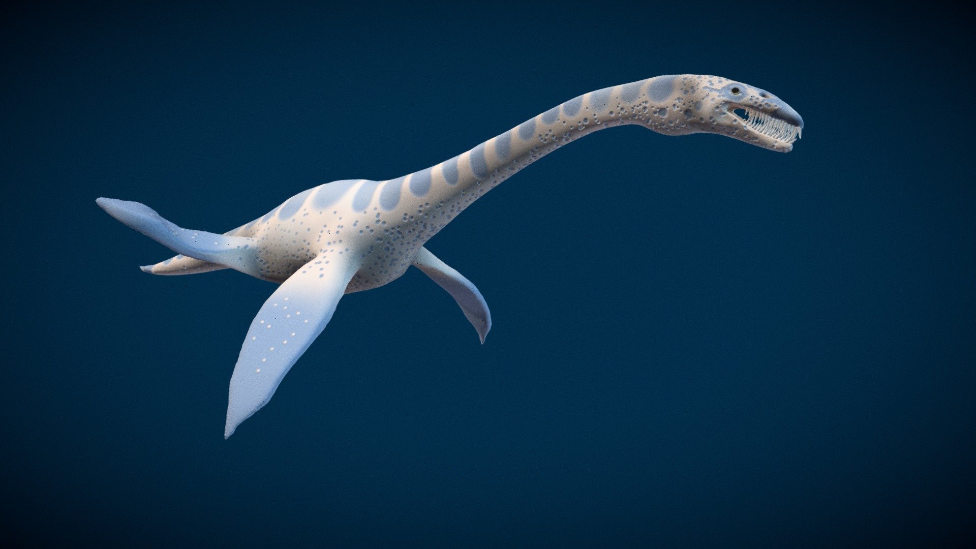 Original design - Nessie the plesiosaurus - 3D model by Robert_the_whale 3d model