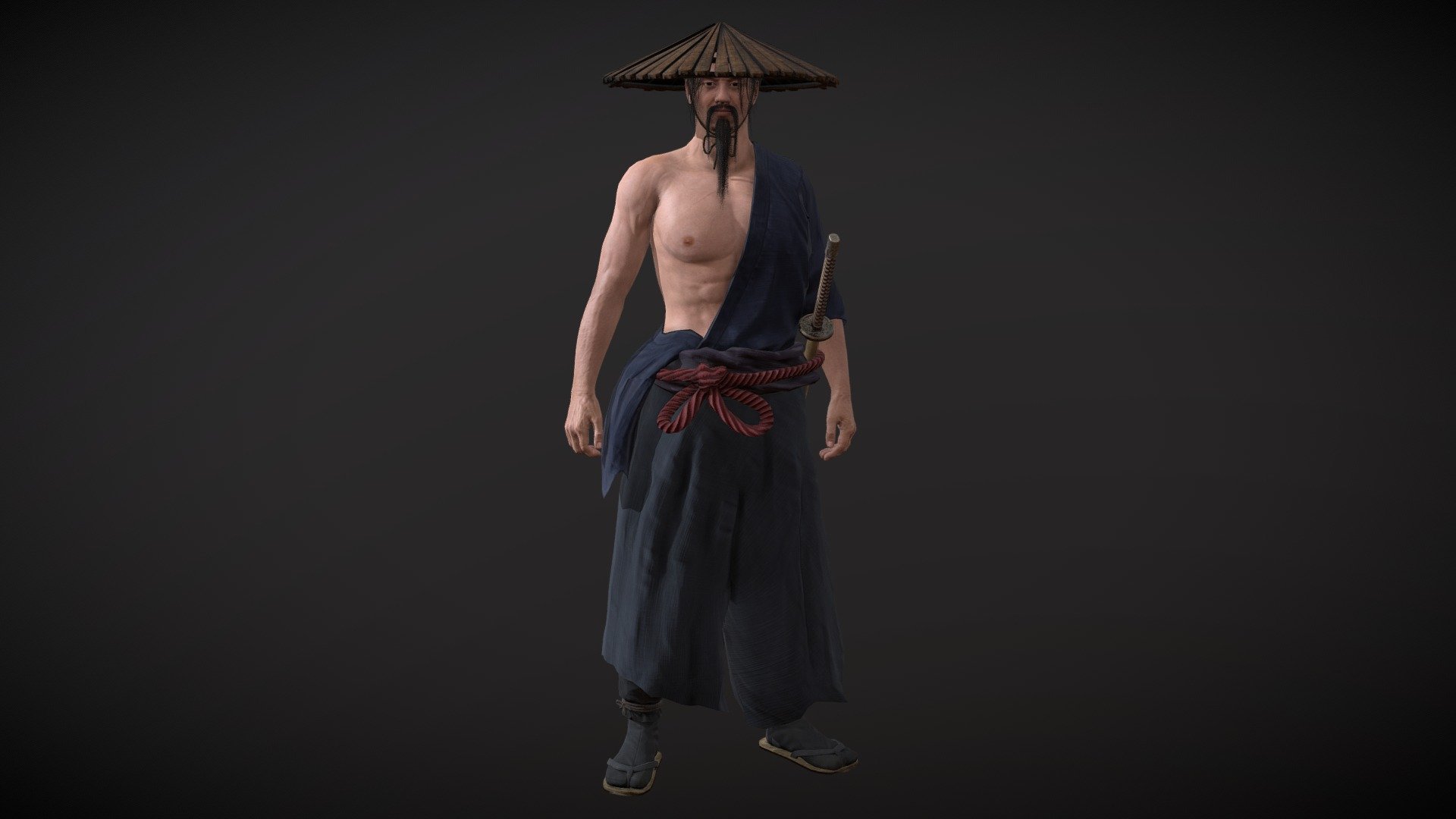 Samurai:
Complete archive in additional file.

Character in A-pose ( Game Version).




High details.

Highres unique textures.

Rigged.

Exported to Unreal ( migrate files). Use same standard unreal mannequin skeleton. Can handle the same animations as Unreal mannequin from marketplace.

Highres Texturesets.

Professional Uv Layout.

Character mesh.

3d Game Ready Samurai Warrior Character.

High detail and realistic model.

Rigged, with high definition textures.

Texture types:




Albedo (Diffuse).

Normal.

Roughness.

Metallness.

ORM(Unreal Engine).
 - Samurai Character PBR Game Ready - Buy Royalty Free 3D model by lidiom4ri4 3d model