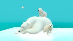 Polar Bears ice, bears, climatechange, arctic, gull, polarbear