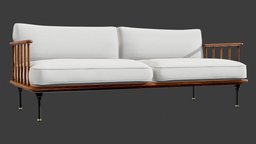 Kalmar Sofa room, modern, sofa, cloth, retro, seat, leg, natural, stylish, decorative, furniture, elegant, comfort, cozy, pbr, design, home, interior