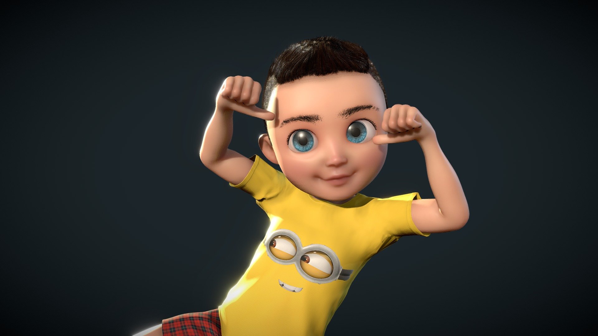 Original cartoon boy with binding 

File formats:

Maya 2018 MB (Redshift2.5.48 renderer binding humanIK binding)

Hair:

Preview hair used to make models, textures, +, to be used to  system less burden. 

Map and material:

A total of 34 high resolution textures, format of JPG. Body, 2 k, specular color maps and normal maps for 4 k. Maya scene Redshift is all models used in the material. 

Binding:

1) body had full binding, the action adjustable, can move freely zoom, satisfies the requirement of all kinds of animation.
2) have the motion capture HumanIK binding, binding with facial expression controller, convenient your animation process.
3) have a full facial binding controller system, controllable items as many as 176 species, 36 kinds of controller, 140 kinds of details expression controller Note, fully meet the demand of all kinds of animation.

Attachment contains a complete binding and rendering (including body binding, face binding, material rendering, etc.) - The boy cartoon cartoon young boy with binding - Buy Royalty Free 3D model by mpc199075 3d model