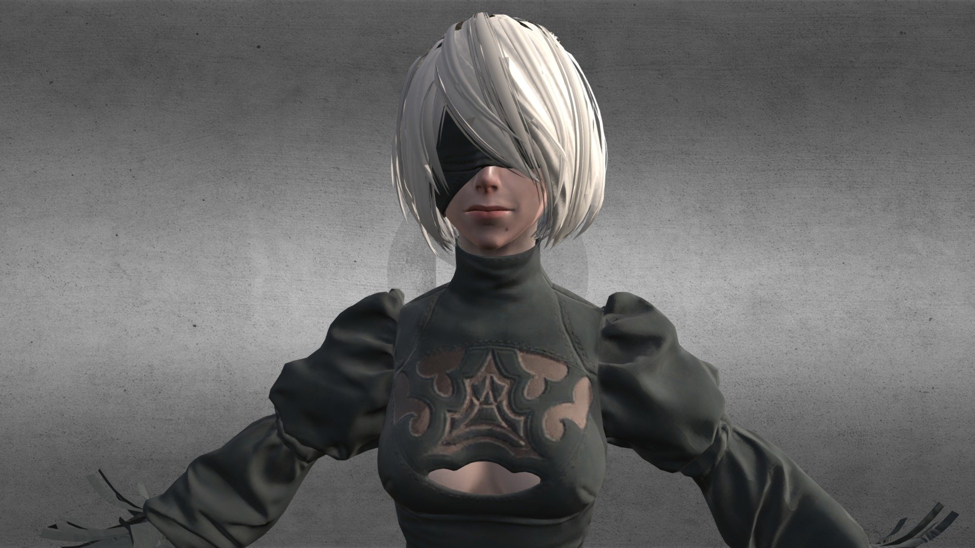Operational role：YoRHa No.2 Type B in NieR：Automata（ normal and armor） - Nier：YoRHa No.2 Type B - Download Free 3D model by Trouvaille (@dashdu) 3d model