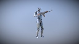 Military Rifle Plus : Mocap Animations Pack rifle, capture, circle, down, soldier, standing, knee, forward, shoot, ground, hold, sneak, single, jump, run, automatic, motion, drop, ak-47, parachute, tactical, turn, shooting, running, strife, granade, reload, blow, idle, hit, animation-3d, laying, motion-capture, animation-3d-model, backwards, weapon, character, weapons, air, "creature", "walk", "animation"