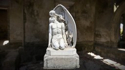 Kiss Of Death spain, death, angel, marble, barcelona, statue, kiss, sculpture, lady, fontbernat