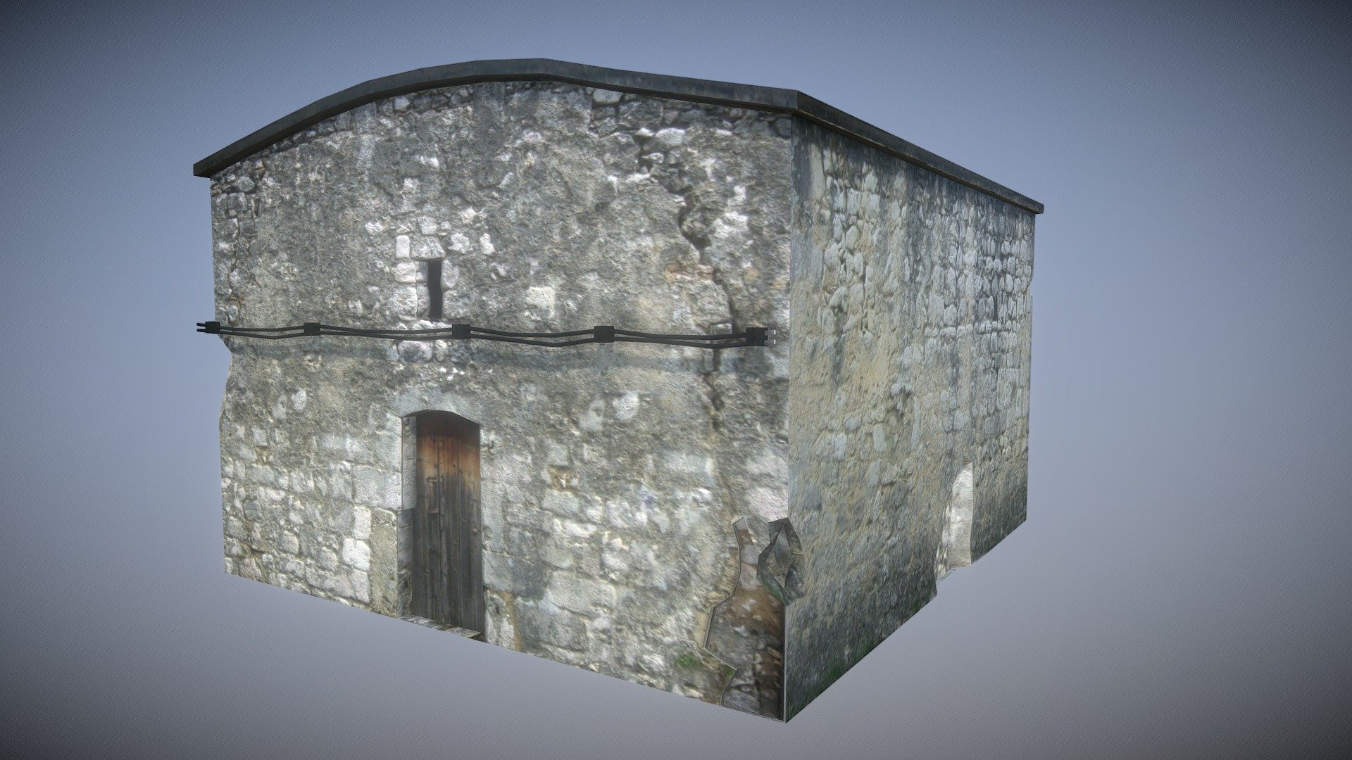 Gameready model - Old House 7 - Buy Royalty Free 3D model by Dexsoft Games (@dexsoft-games) 3d model