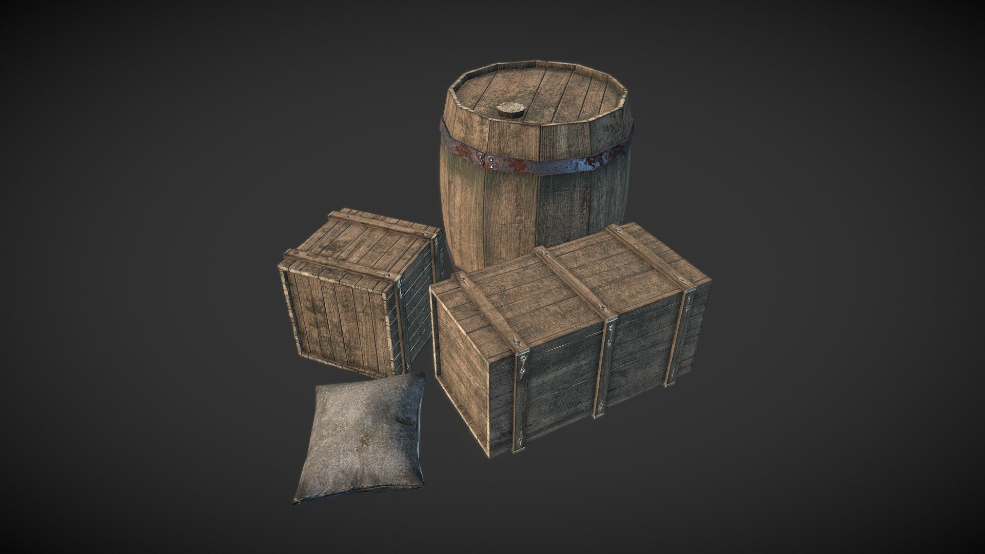 New asset for Unity3d engine - WareHouseThings - 3D model by UHO Development (@MaxWormsHd) 3d model