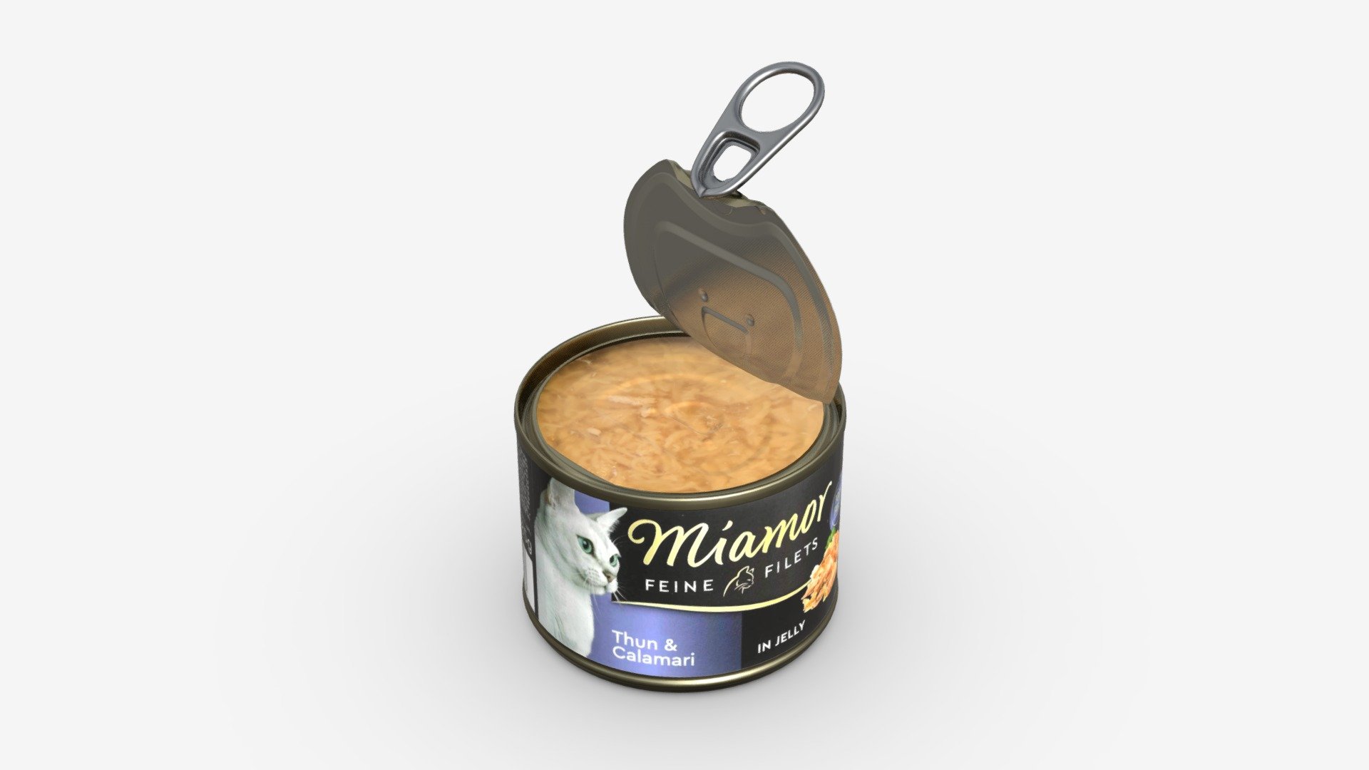 Miamor feine filets in jelly thun cat food open - Buy Royalty Free 3D model by HQ3DMOD (@AivisAstics) 3d model