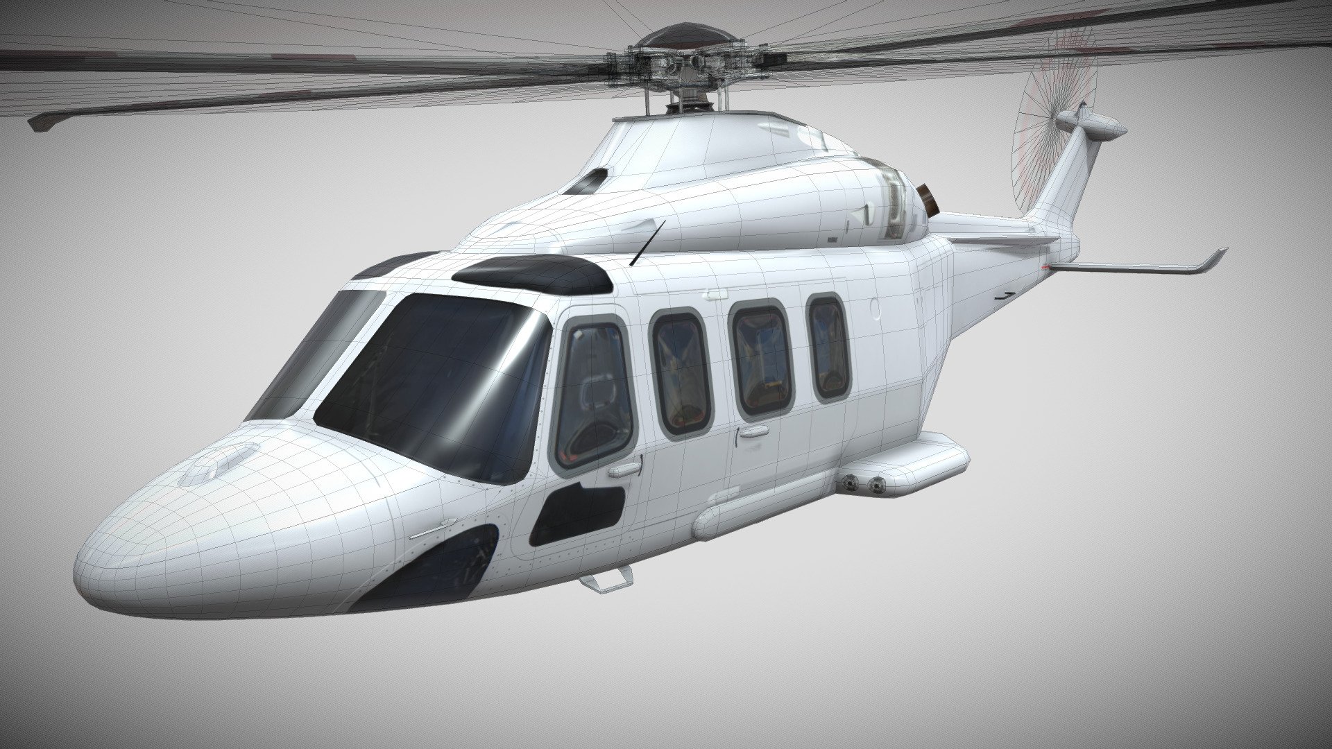 Agusta Westland 139 - Buy Royalty Free 3D model by paperscan 3d model