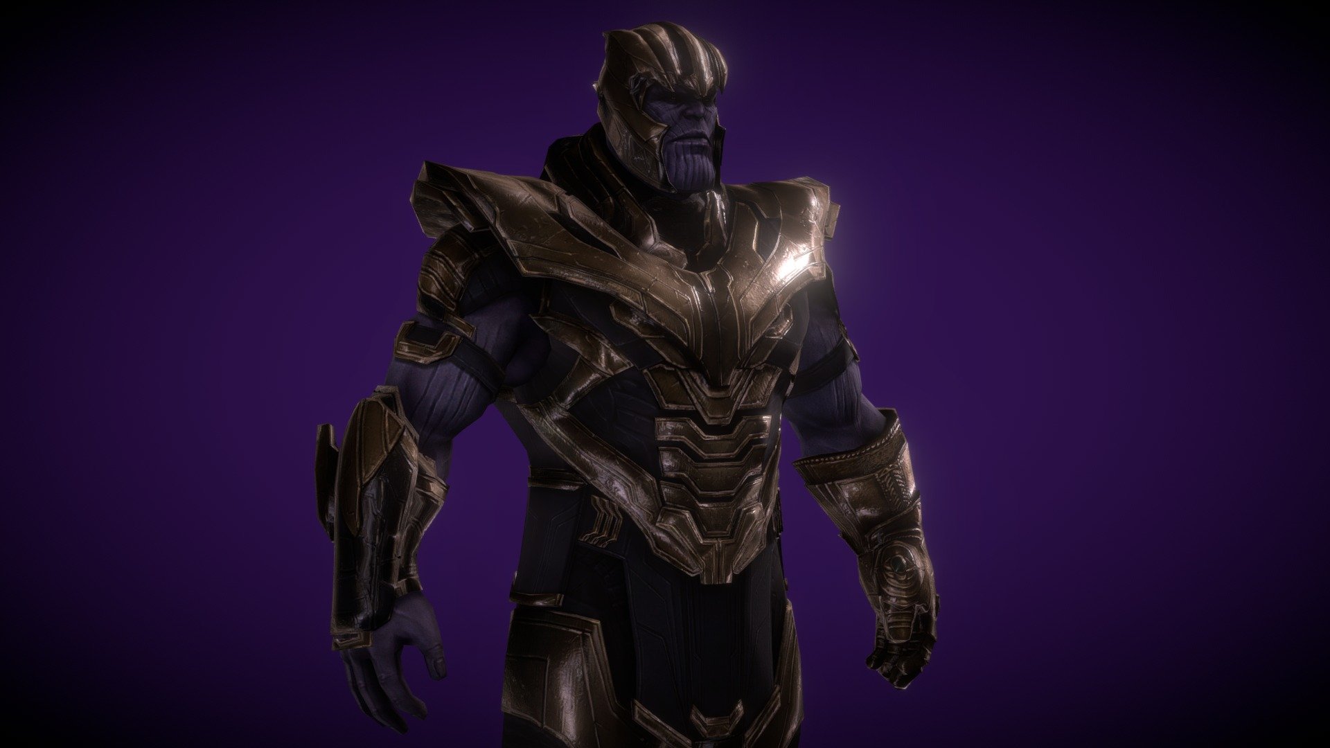 Thanos: Endgame - 3D model by Kryptonite22 3d model