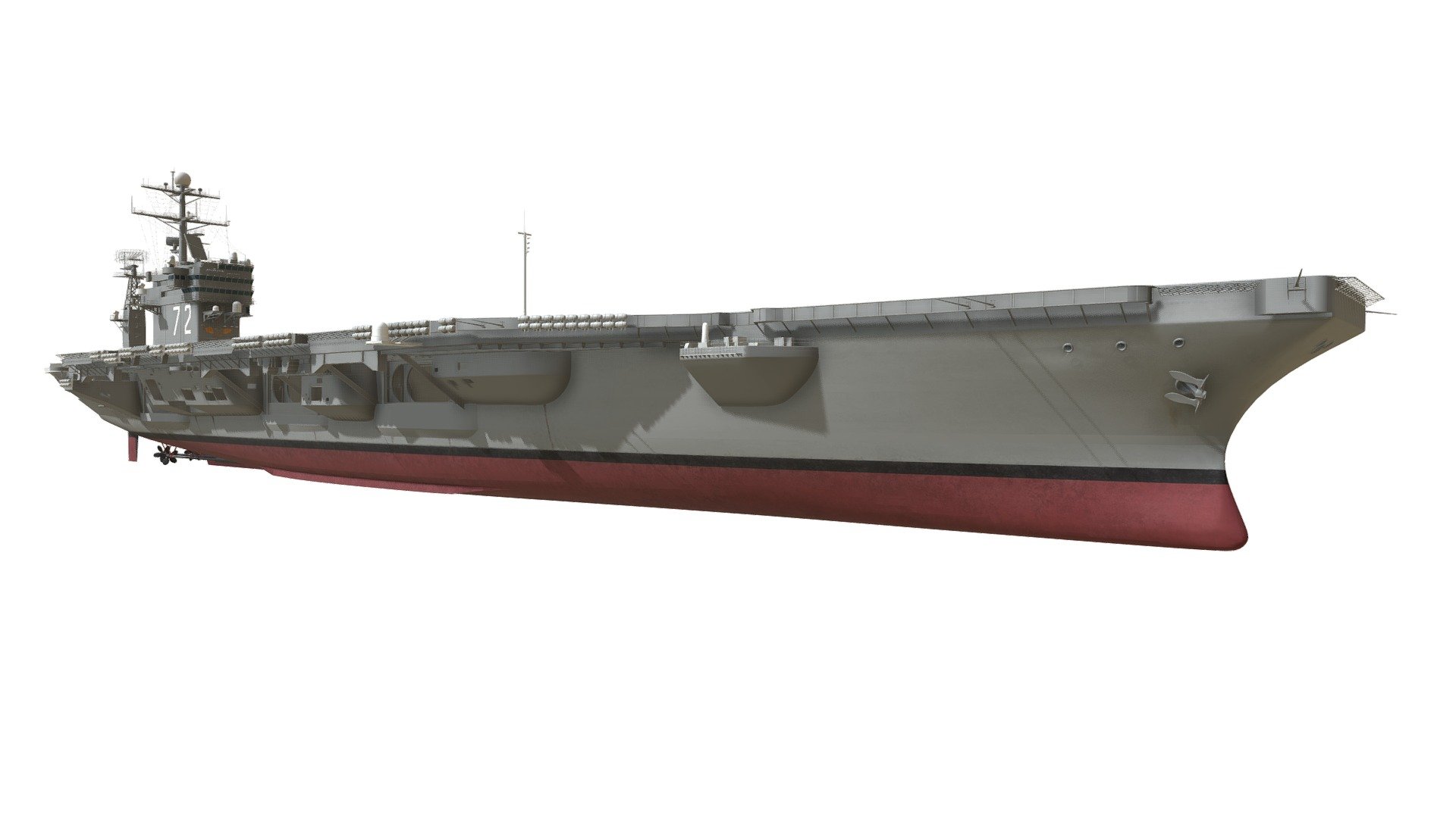 Detailed 3d model of USS Abraham Lincoln aircraft carrier (CVN-72).

If you need other 3d formats, please contact us 3d model