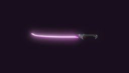 Sword Cyberpunk sword-3d-model, weapon, futuristic, cyberpunk-weapon