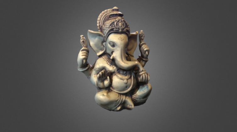Published by 3ds Max - Classic Ganesh Ceramic Painted - Download Free 3D model by Francesco Coldesina (@topfrank2013) 3d model