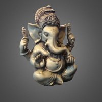 Classic Ganesh Ceramic Painted ganesh, hindu, murti, 3dsmax, 3dsmaxpublisher