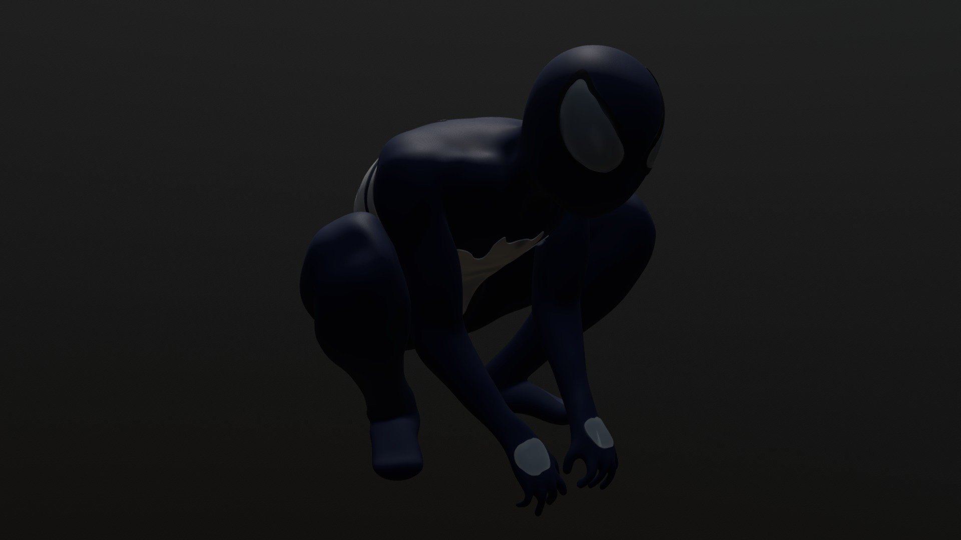 Learned a lot with this one. Subtools, painting and exporting under 50 mbs wasnt easy but I finally got it :D - Symbiote Spider-Man - 3D model by Rikheart 3d model