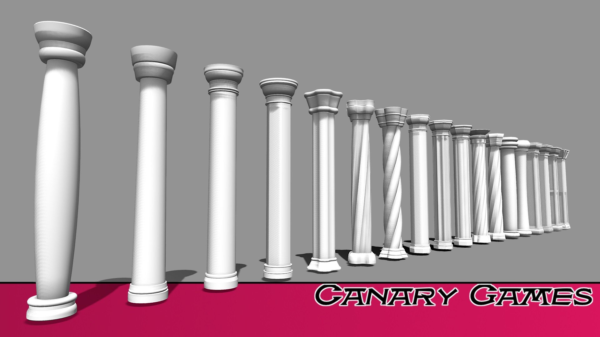 Columnas Pack Completo - Columns Complete Pack


There are 3 sets of columns, each set contains 6 columns.

It consists of 54 pieces in total, although columns formed are 18, many variations can be made.



Additional content:





Textures in 2048px

Textures in 4096px

Layer editing files in format, GIMP and Photoshop.

Editing file for the model, Wings3D format

Text file with detailed information



Here you can see, a little more about this pack:

Columnas Set 1 - Columns Set 1

Columnas Set 2 - Columns Set 2

Columnas Set 3 - Columns Set 3

Columns Set Complete Pack (Prev. Downfall)

Columns Set Complete Pack (Prev. Exposition)
 - Columnas Pack Completo - Columns Complete Pack - Buy Royalty Free 3D model by Canary Games (@CanaryGames) 3d model