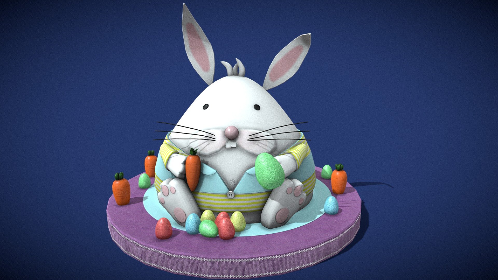 Plump Rabbit Cake
VR / AR / Low-poly
PBR approved
Geometry Polygon mesh
Polygons 9,006
Vertices 9,048
Textures PNG - Plump Rabbit Cake - Buy Royalty Free 3D model by GetDeadEntertainment 3d model
