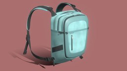Realistic Blue backpack