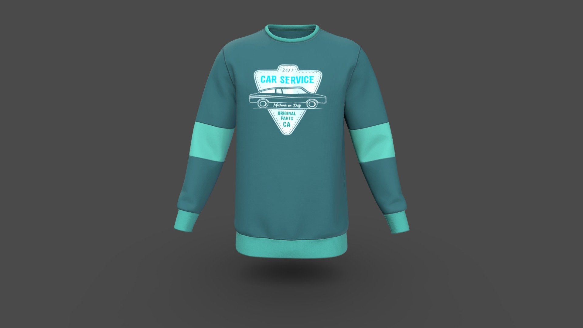 Men Color Block Sweatshirt
Version V1.0

Realistic high detailed Men Sweatshirt with high resolution textures. Model created by our unique processing &amp; Optimized for 3D web and AR / VR

Features

Optimized &amp; NON-Optimized obj model with 4K texture included




Optimized for AR/VR/MR

4K &amp; 2K fabric texture and print details

Optimized model is 794KB

NON-Optimized model is 14.1MB

Knit fabric texture and print details included

GLB file in 2k texture size is 2.68MB

GLB file in 4k texture size is 11.4MB

Suitable for web application configurator development.

Fully unwrap UV

The model has 1 material

Includes high detailed normal map

Unit measurment was inch

Texture map: Base color, OcclusionRoughnessMetallic(ORM), Normal

NB: Tpose &amp; Apose Model available with request.

We make the digital 3D apparel design service affordable and compatible for your fast moving business.
For more details or custom order send email: hello@binarycloth.com


Website:binarycloth.com - Men Color Block Sweatshirt - Buy Royalty Free 3D model by BINARYCLOTH (@binaryclothofficial) 3d model