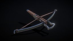 Medieval Crossbow missile, crossbow, medieval, craft, archer, blender-3d, downloadable, susbtancepainter, pbr-texturing