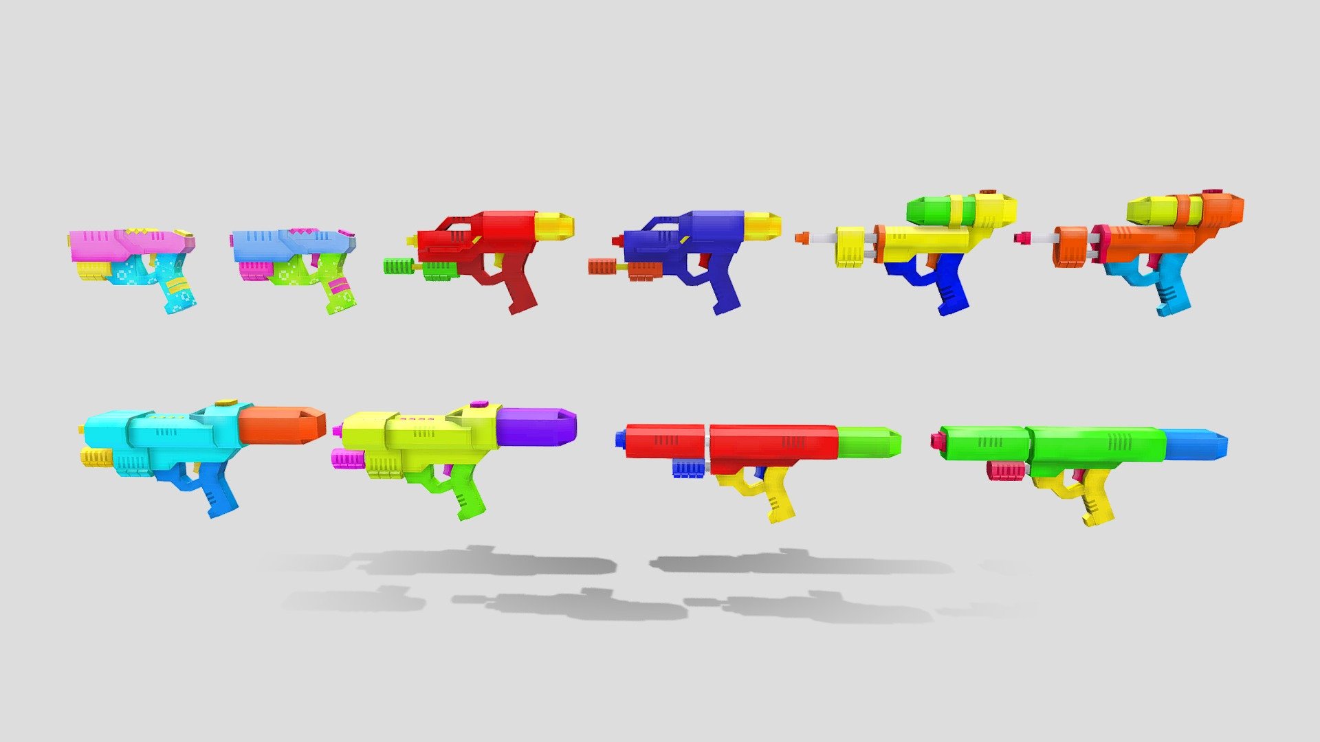 This model is the Water Gun model set, which has many weapon. This model has no animation and does not glow. Which, if a friend buys this model, will receive the .Zip file that I have prepared, which consists of the model and texture of every device




Options : 10 Types of water Gun.

Requires Optifine : no

Java/Bedrock : Java

minecraft : All Version

File formats included : JSON, OTHER, PNG
 - [ MC ] Item : Water Gun - Buy Royalty Free 3D model by iJUNE 3d model
