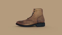 Thursday Boot Company Captain Boot shoe, style, leather, winter, cap, spring, foot, boot, classic, brown, company, dress, shoes, boots, captain, original, toe, footwear, fall, grain, premium, wear, hiking, handcrafted, apparel, shoescan, thursday, shoes-model, design, shoes3d, dressy, bootscan