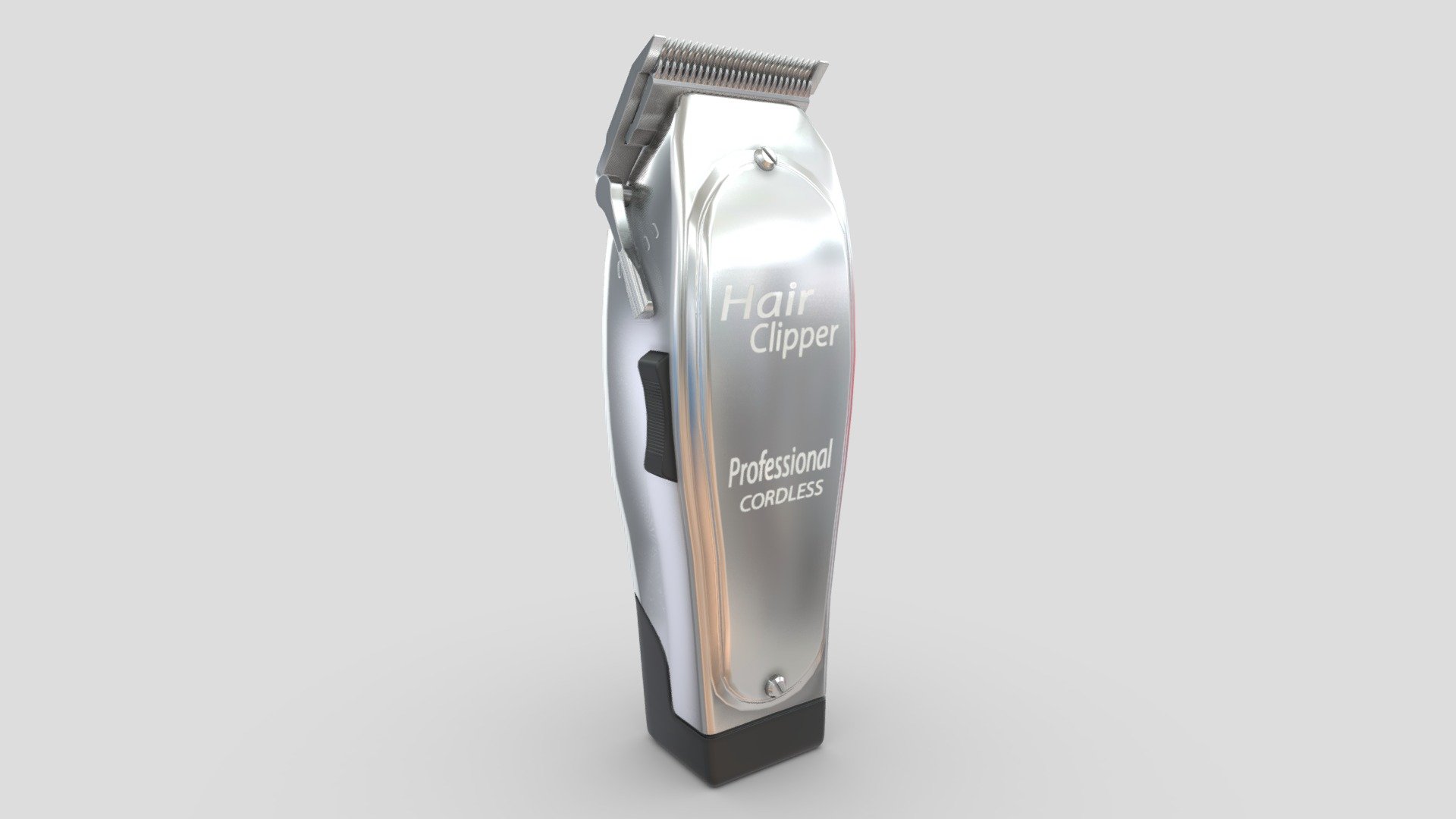 Hair Clipper 3D Model by ChakkitPP.


This model was developed in Blender 2.90.1
Unwrapped Non-overlapping and UV Mapping
Beveled Smooth Edges, No Subdivision modifier.

No Plugins used.



High Quality 3D Model.


High Resolution Textures.

Polygons 5165 / Vertices 5422

Textures Detail :


2K PBR textures : Base Color / Height / Metallic / Normal / Roughness / AO

File Includes : 


fbx, obj / mtl, stl, blend
 - Hair Clipper - Buy Royalty Free 3D model by ChakkitPP 3d model