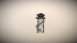 Fire lookout tower tower, forest, fire, firewatch, wood