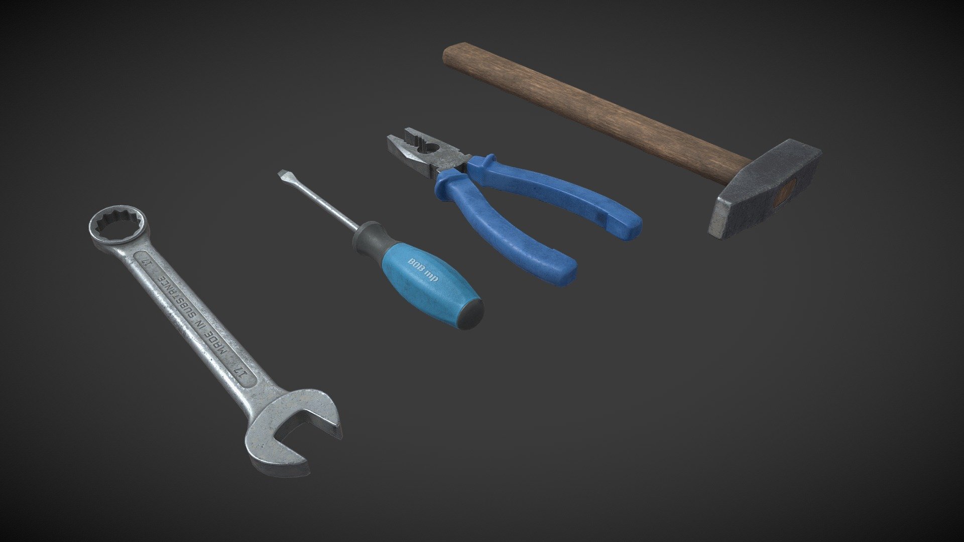 Tools - Tools - 3D model by Mykhailo (@aggo) 3d model
