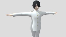 【Anime Character】Dylan (Navy/Unity 3D)
