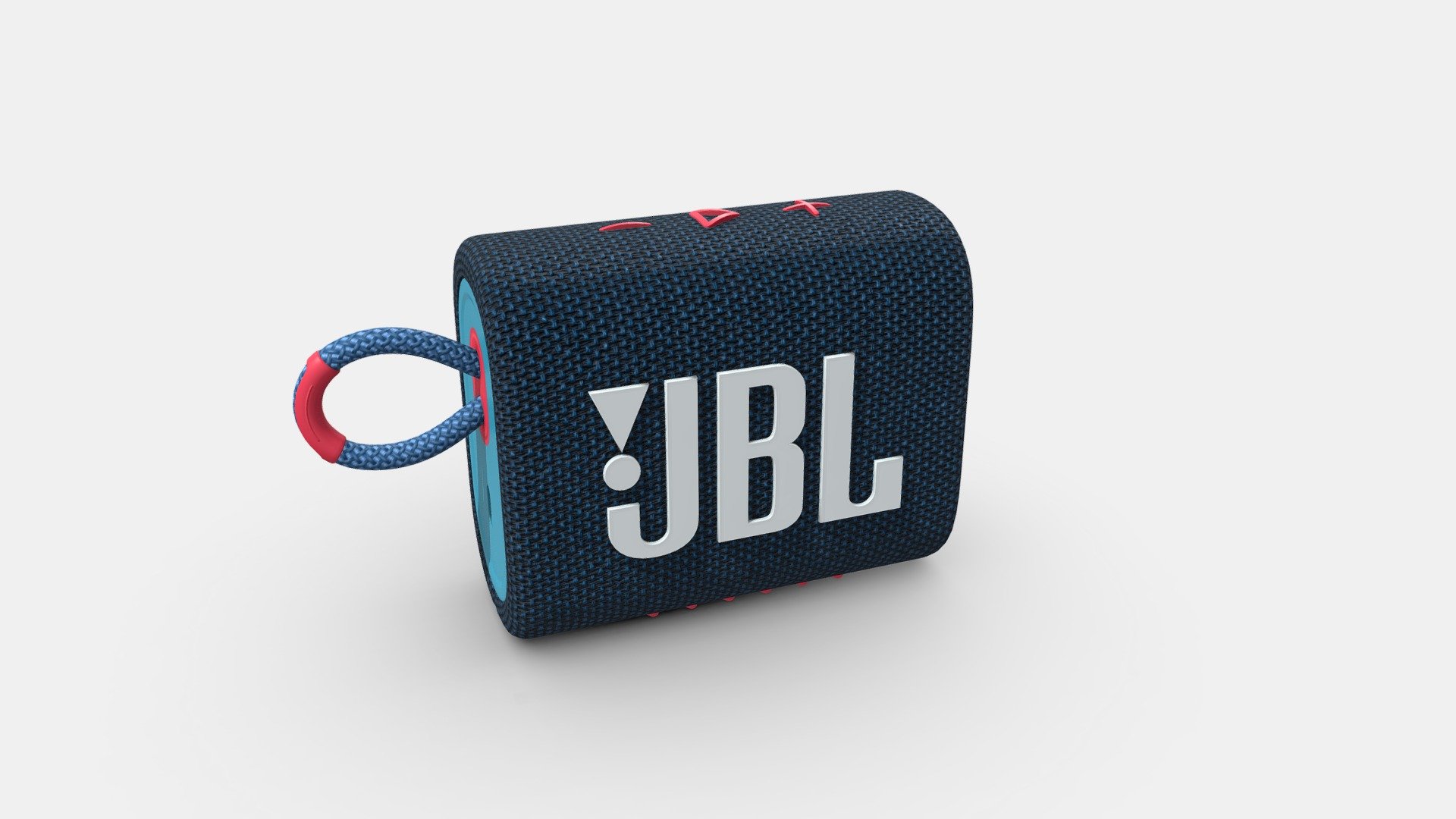 3D model of JBL portable speaker, with only one material applied 3d model