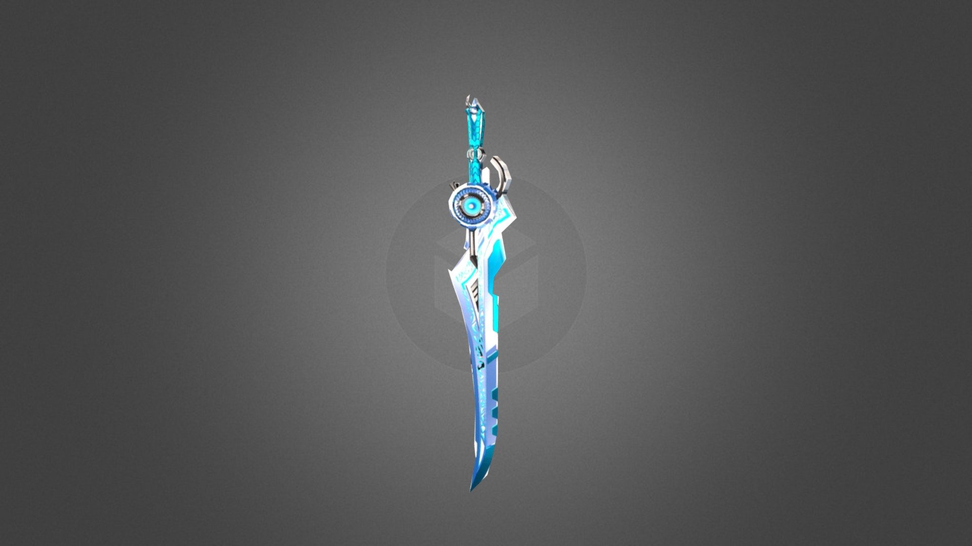 A space-style sword suitable for games and cartoon style or games from top to bottom! The model was made in a blender 2.8. the model FBX 250 verts:250 faces:142 tris:460 size 26.8 KB texture png - LOW_POLY SCI-FI_SWORD - 3D model by dmitryFAB (@DomitorifaB) 3d model