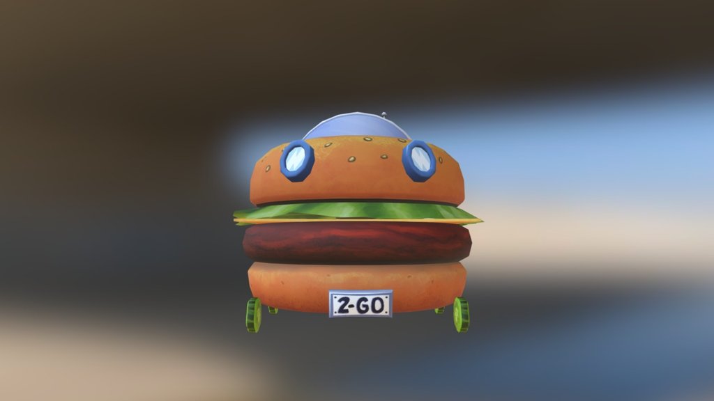 Car Burger - 3D model by cretudaniel111 3d model